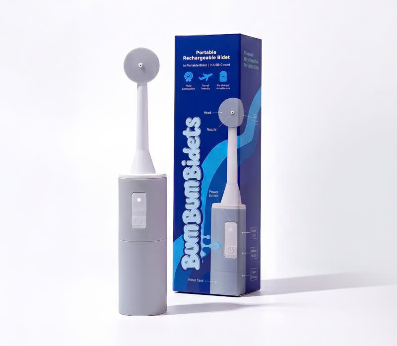 BumBum Bidets product and packaging